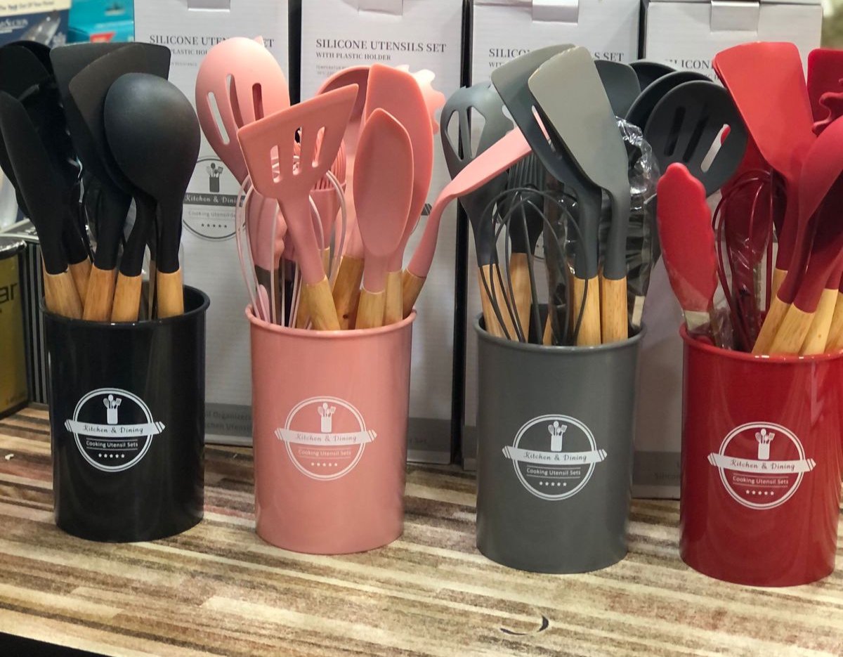 12 Pcs Silicone Cooking Utensils Kitchen set